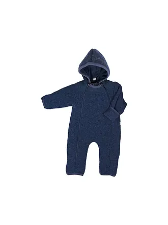 POPOLINI | Baby Wollfleece Overall | grau